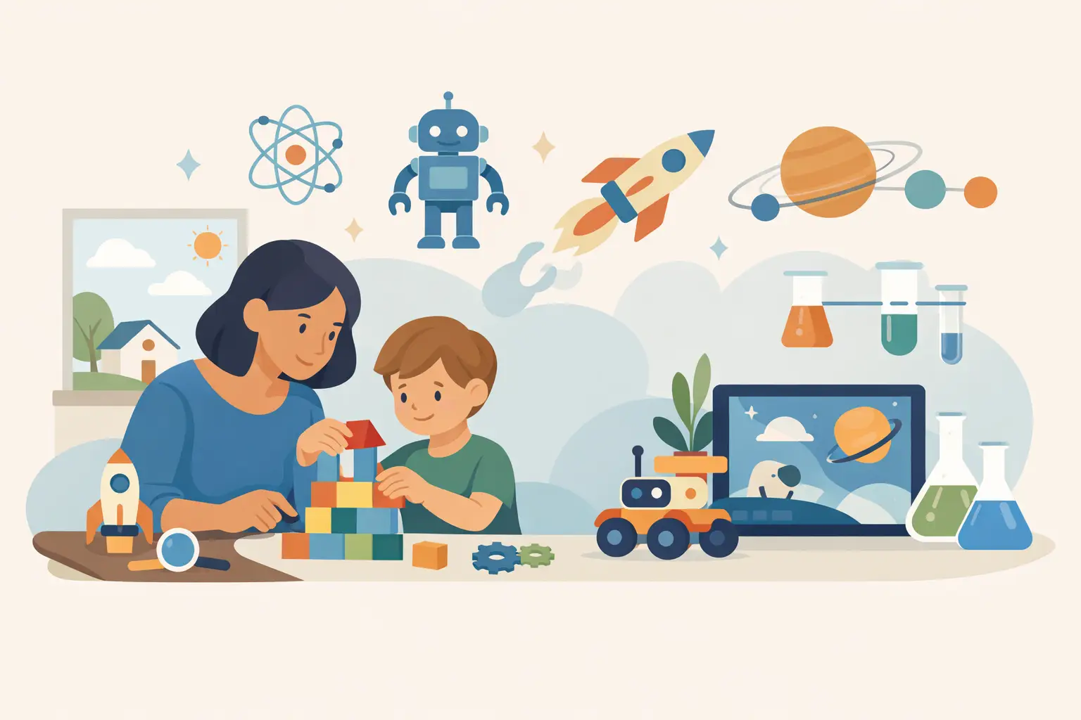 How to Support Preschool STEM at Home