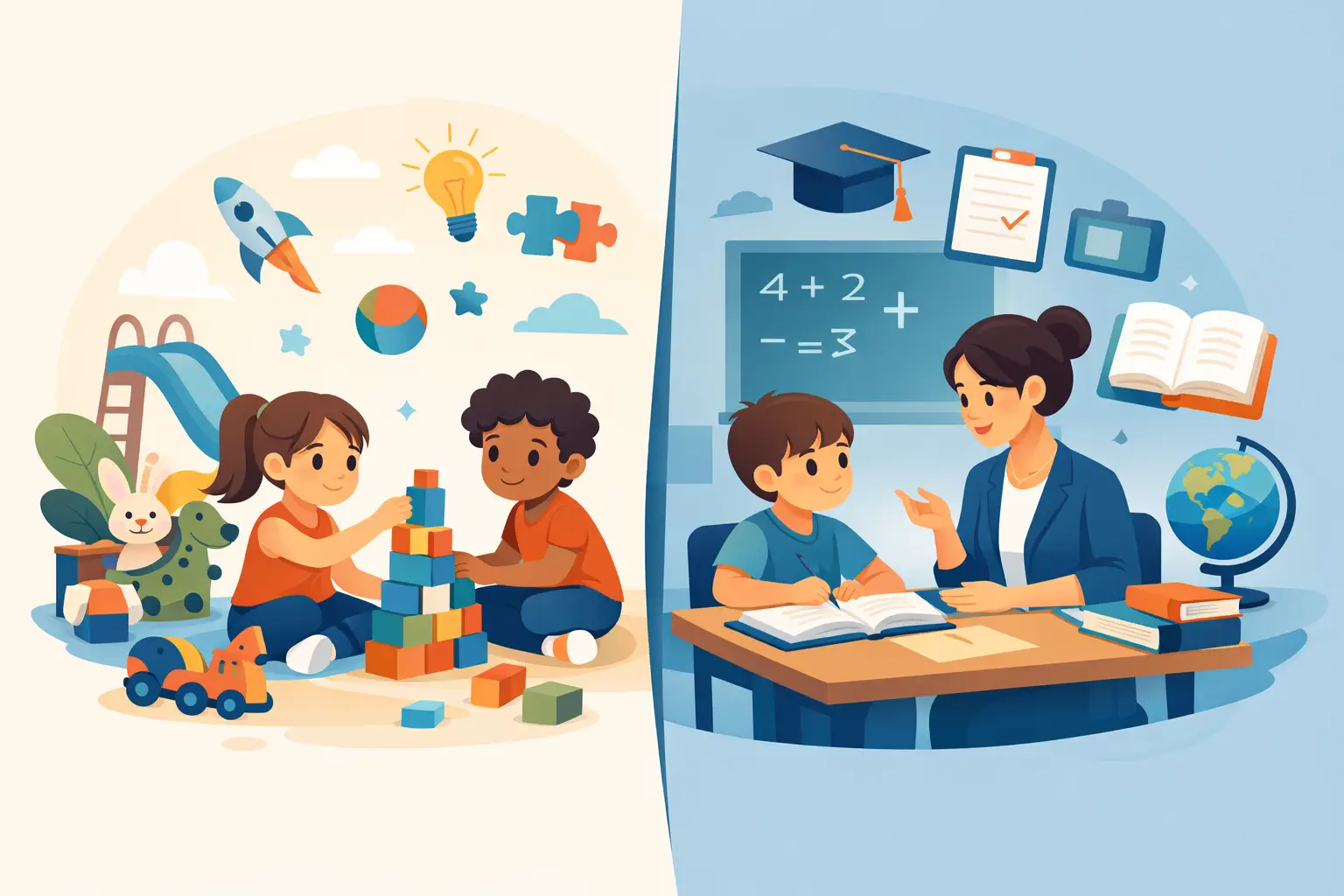 Play Based Learning vs Tuition for Kids