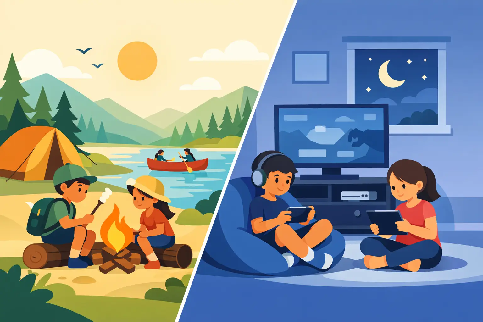 Holiday Camp Versus Screen Time: A Better Break