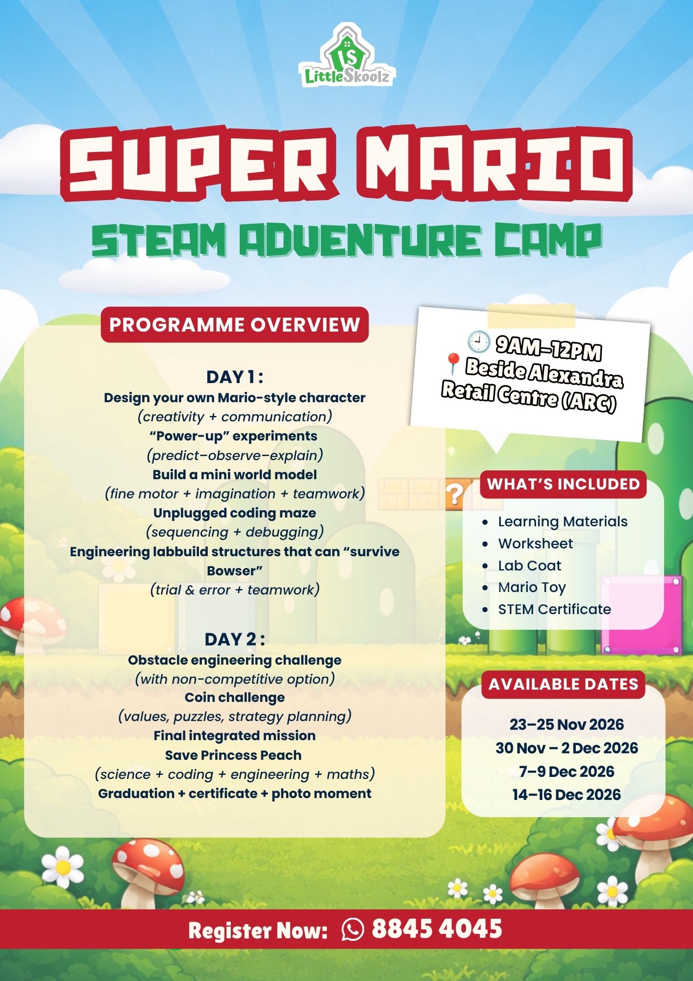 Super STEAM Camp lesson plan