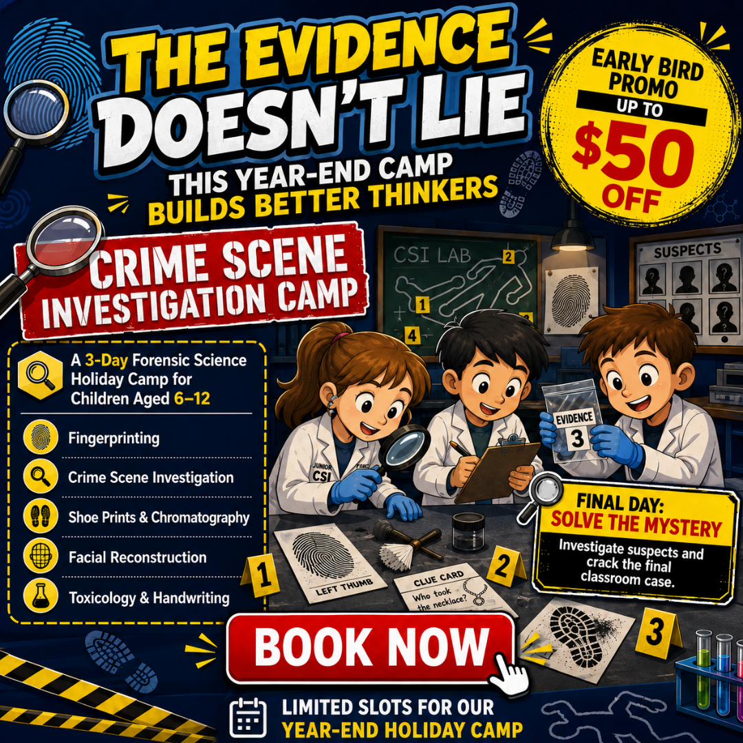 Crime Scene Investigation Year-End Holiday Camp