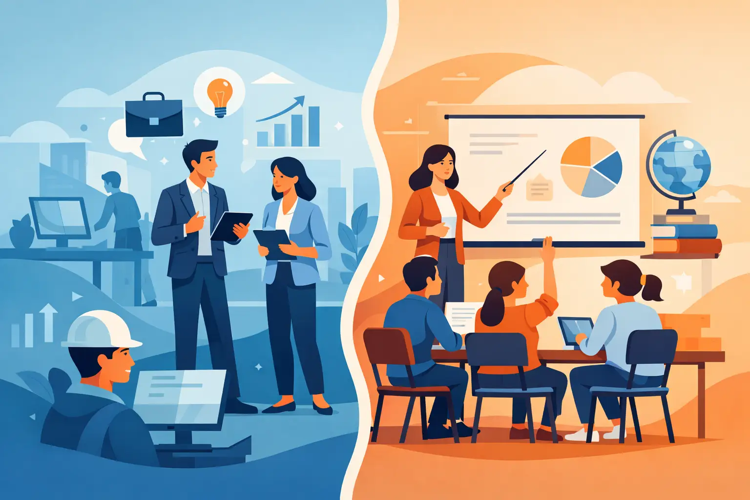 Career Learning Versus Classroom Lessons