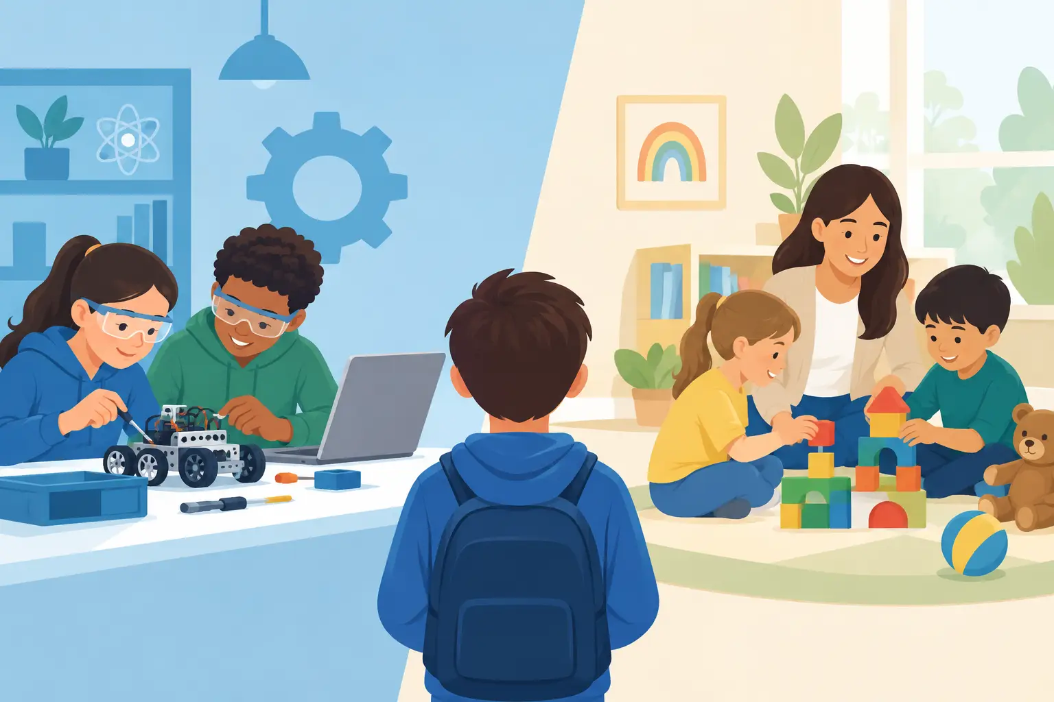 STEM Camps Versus Childcare for School Breaks